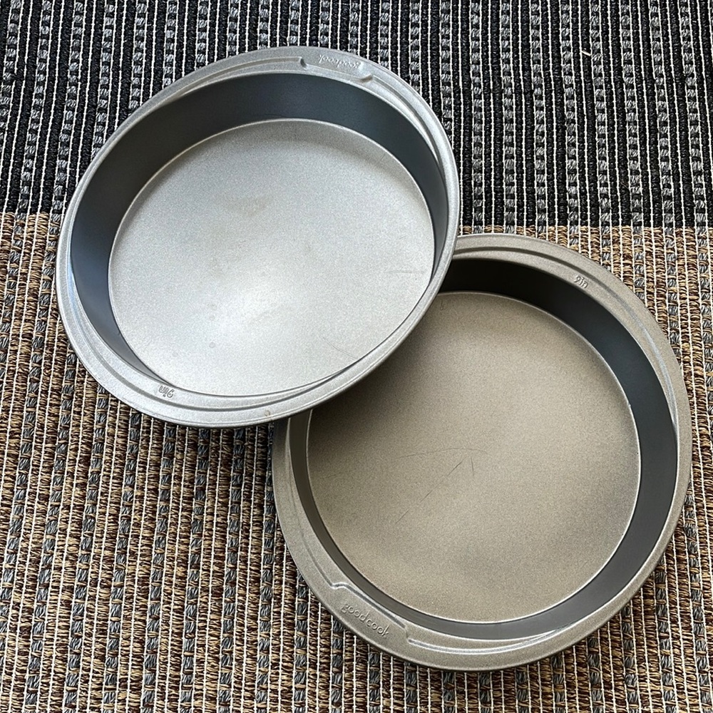 Two GoodCook 9" Round Cake Pans